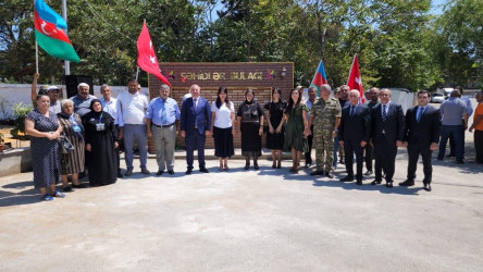 Şəhid bulağının açılışı