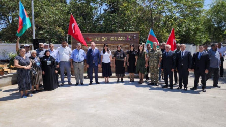 Şəhid bulağının açılışı