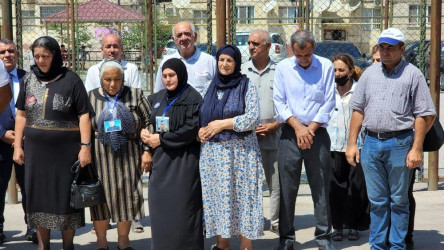 Şəhid bulağının açılışı
