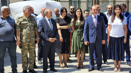 Şəhid bulağının açılışı
