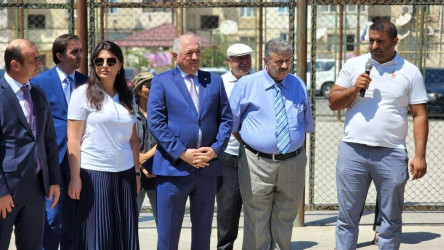 Şəhid bulağının açılışı